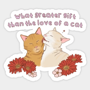 Cute Orange Cats Sticker